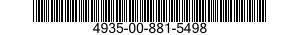 4935-00-881-5498  4935008815498 008815498