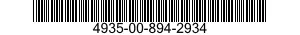 4935-00-894-2934  4935008942934 008942934