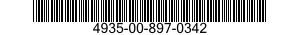 4935-00-897-0342 FERRULE,METALLIC SHIELDED CABLE, 4935008970342 008970342