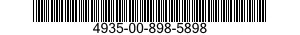 4935-00-898-5898 BALL,BEARING 4935008985898 008985898