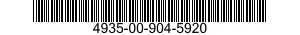 4935-00-904-5920 TAPE,PUNCHED PROGRAM 4935009045920 009045920