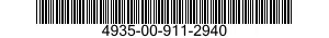 4935-00-911-2940  4935009112940 009112940