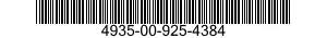 4935-00-925-4384  4935009254384 009254384