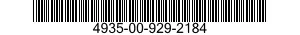 4935-00-929-2184  4935009292184 009292184