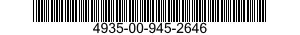 4935-00-945-2646 BUMPER 4935009452646 009452646
