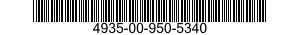4935-00-950-5340  4935009505340 009505340