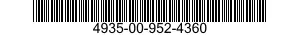 4935-00-952-4360  4935009524360 009524360