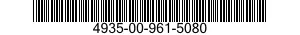 4935-00-961-5080  4935009615080 009615080
