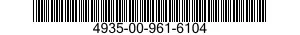 4935-00-961-6104  4935009616104 009616104