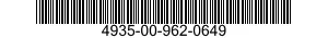 4935-00-962-0649 CABLE ASSEMBLY,SPECIAL PURPOSE,E 4935009620649 009620649