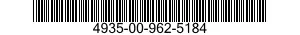4935-00-962-5184  4935009625184 009625184