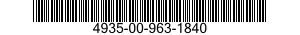 4935-00-963-1840  4935009631840 009631840