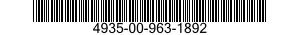 4935-00-963-1892  4935009631892 009631892