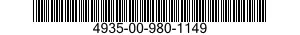 4935-00-980-1149  4935009801149 009801149