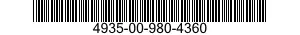 4935-00-980-4360  4935009804360 009804360