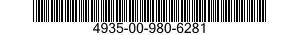 4935-00-980-6281  4935009806281 009806281