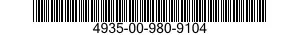4935-00-980-9104  4935009809104 009809104