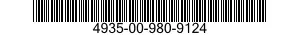 4935-00-980-9124  4935009809124 009809124