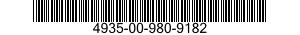 4935-00-980-9182  4935009809182 009809182