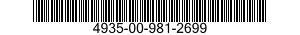 4935-00-981-2699  4935009812699 009812699