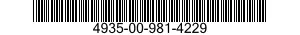4935-00-981-4229 NOSE CAP ASSEMBLY 4935009814229 009814229