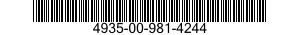 4935-00-981-4244  4935009814244 009814244