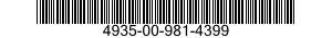 4935-00-981-4399  4935009814399 009814399