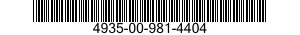 4935-00-981-4404  4935009814404 009814404