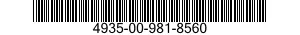 4935-00-981-8560  4935009818560 009818560