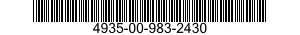 4935-00-983-2430  4935009832430 009832430