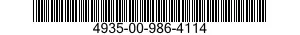 4935-00-986-4114  4935009864114 009864114