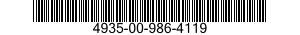 4935-00-986-4119  4935009864119 009864119