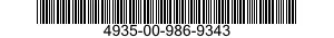 4935-00-986-9343  4935009869343 009869343