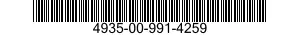 4935-00-991-4259  4935009914259 009914259