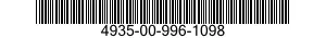 4935-00-996-1098  4935009961098 009961098