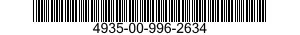 4935-00-996-2634  4935009962634 009962634