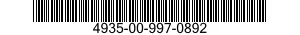 4935-00-997-0892  4935009970892 009970892