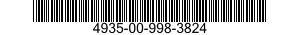 4935-00-998-3824 TEST SET,GUIDED MISSILE 4935009983824 009983824