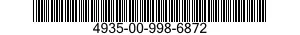 4935-00-998-6872  4935009986872 009986872