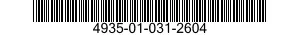 4935-01-031-2604  4935010312604 010312604