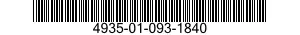 4935-01-093-1840 CABLE ASSEMBLY 4935010931840 010931840