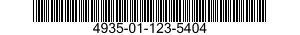 4935-01-123-5404  4935011235404 011235404