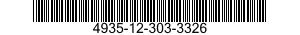 4935-12-303-3326 INSTALLATION KIT,SHOP EQUIPMENT 4935123033326 123033326