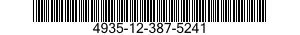 4935-12-387-5241 ADAPTER SUBASSEMBLY,ELECTRICAL TEST SET 4935123875241 123875241