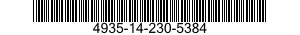 4935-14-230-5384  4935142305384 142305384
