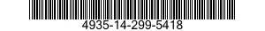 4935-14-299-5418  4935142995418 142995418