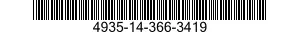 4935-14-366-3419 TEST STATION,GUIDED MISSILE SYSTEM 4935143663419 143663419