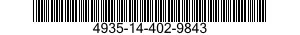 4935-14-402-9843 CABLE ASSEMBLY,SPECIAL PURPOSE,ELECTRICAL 4935144029843 144029843