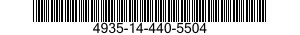 4935-14-440-5504 PANEL ASSEMBLY,TEST SET,GUIDED MISSILE SYSTEM 4935144405504 144405504