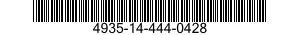 4935-14-444-0428 ADAPTER,TEST 4935144440428 144440428